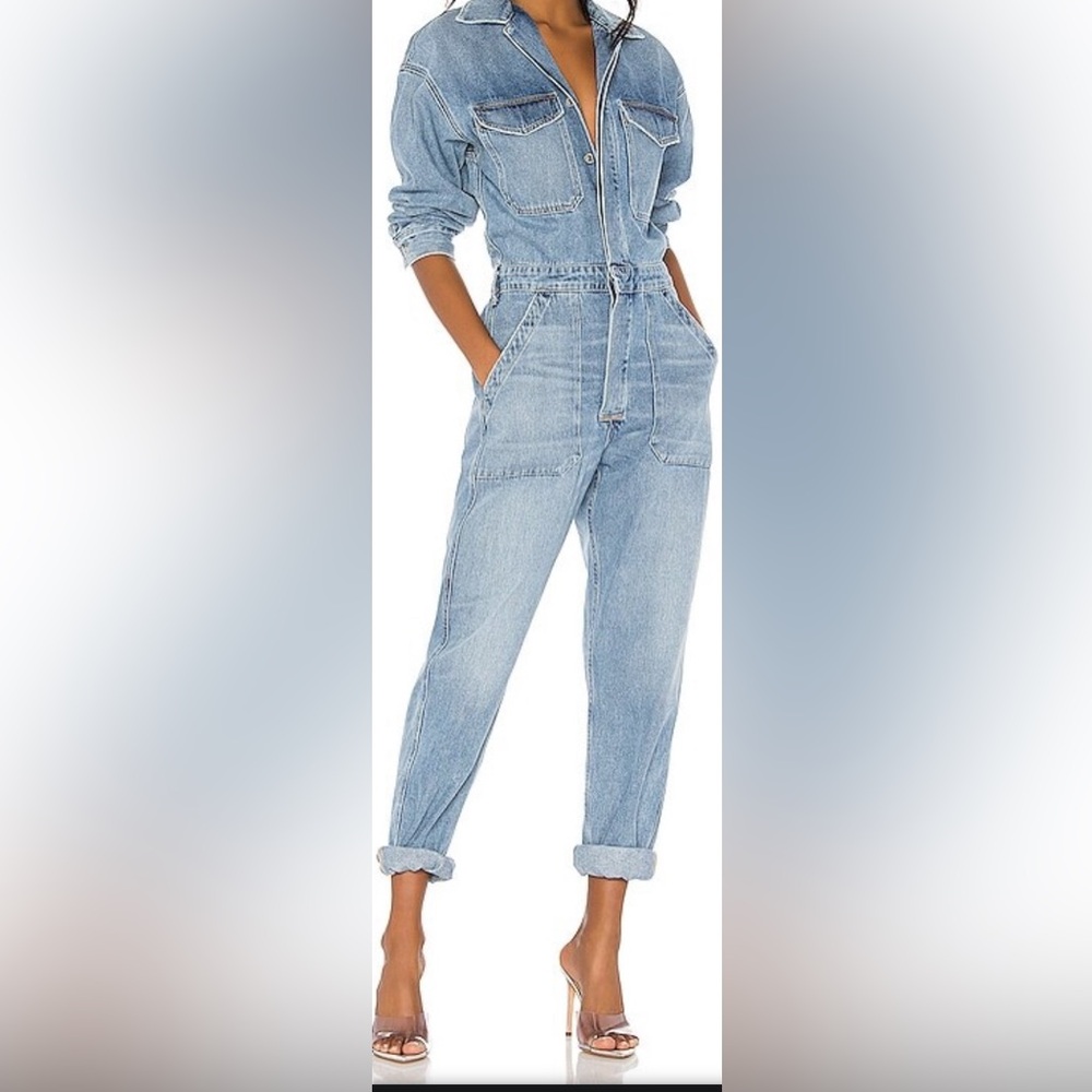Citizens of Humanity Marta Jumpsuit in Blue. - size XL
